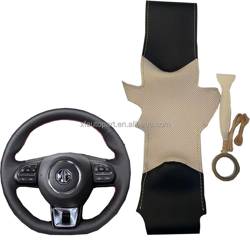 Toyota Vitz Wheel Cover - Leather Steering Wheel Protector for Yaris Accessories